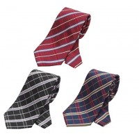 Wholesale OEM Fashion Plain Color Polyester Silk Tie for Men