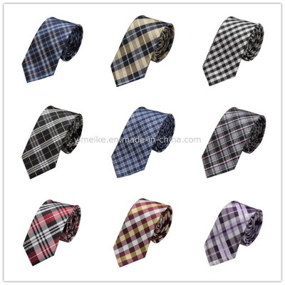 Men Fashion Plaid Design Polyester Ties (WH24)